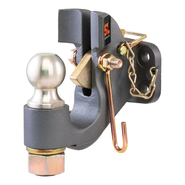 Curt SecureLatch Ball & Pintle Hitch (2" Ball, 20,000 lbs.) 48411 Zoro